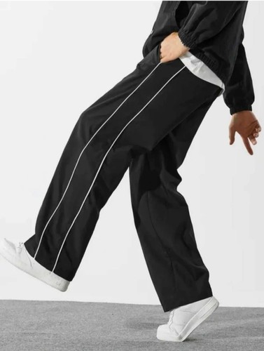 Men track pants black gold - track,