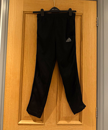Adidas boys black track - black, pants