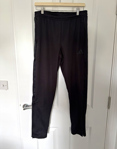 Adidas black polyester track - black,