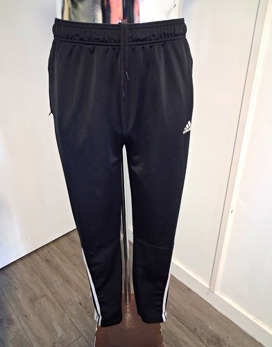 Adidas black track pants - black,