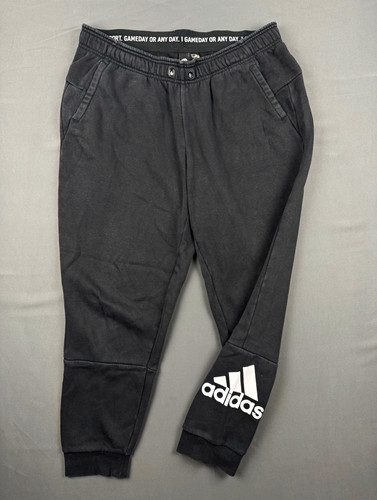 Adidas men black joggers l - adidas,