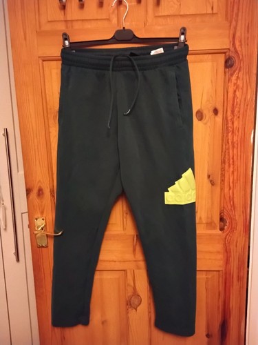 Adidas men green polyester - green,
